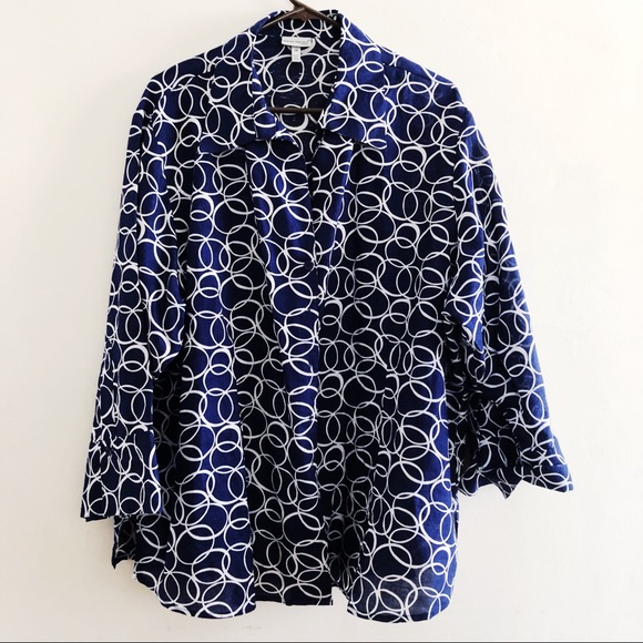 Harve Benard Tops - Harve Bernard Linen Button Up